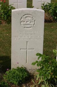 Tincourt New British Cemetery - Hallick, F
