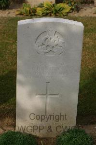 Tincourt New British Cemetery - Hamilton, J