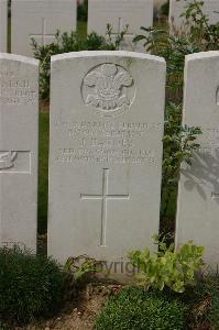 Tincourt New British Cemetery - Harmer, P