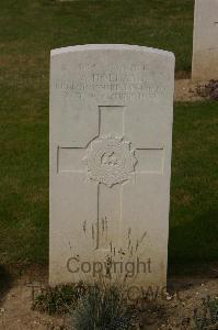 Tincourt New British Cemetery - Holland, A