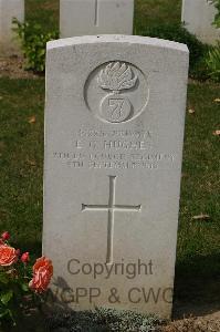 Tincourt New British Cemetery - Hughes, E G