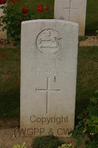 Tincourt New British Cemetery - James, W