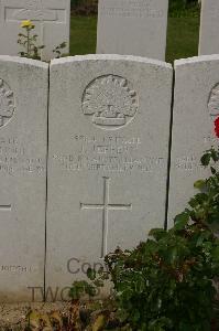 Tincourt New British Cemetery - Jeffery, J