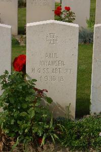 Tincourt New British Cemetery - Johannsen, Paul