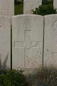 Tincourt New British Cemetery - Johnson, R
