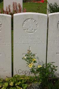 Tincourt New British Cemetery - Johnston, Charles Henry