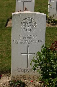 Tincourt New British Cemetery - Kennedy, James