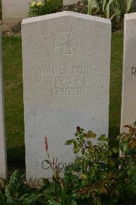 Tincourt New British Cemetery - Koss, Walter