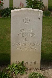 Tincourt New British Cemetery - Kressner, Walter