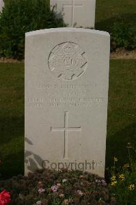 Tincourt New British Cemetery - Lyons, Vincent Aloysius