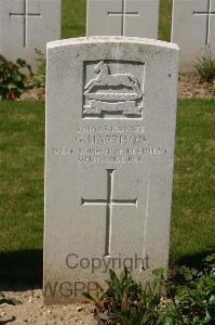 Tincourt New British Cemetery - Marrison, G