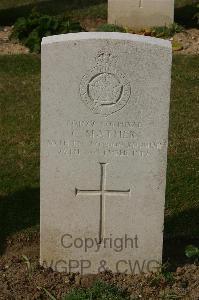 Tincourt New British Cemetery - Mather, C