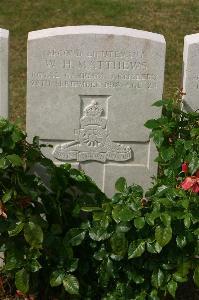 Tincourt New British Cemetery - Matthews, W H