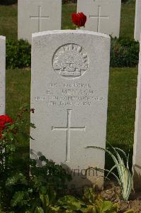 Tincourt New British Cemetery - Menagh, E L