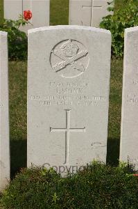 Tincourt New British Cemetery - Monk, J