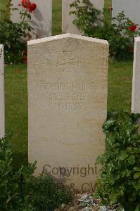 Tincourt New British Cemetery - Muller, Alphons