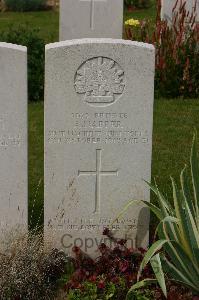 Tincourt New British Cemetery - Napper, Alfred