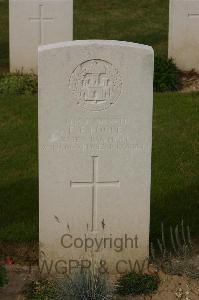 Tincourt New British Cemetery - Poole, Ernest Frederick