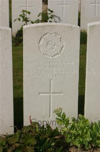 Tincourt New British Cemetery - Pratt, W J
