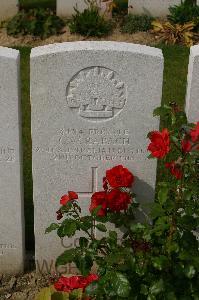 Tincourt New British Cemetery - Rabach, Carl Wilhelm