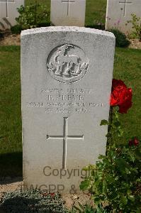 Tincourt New British Cemetery - Reeve, B