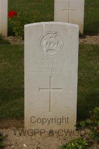 Tincourt New British Cemetery - Ridley, Frederick Thomas