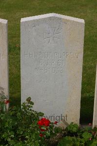 Tincourt New British Cemetery - Ruppert, Heinrich