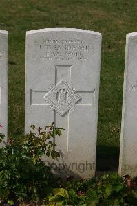 Tincourt New British Cemetery - Sandford, J T