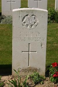Tincourt New British Cemetery - Silvester, A