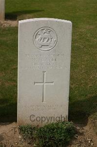 Tincourt New British Cemetery - Slater, William