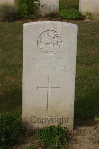 Tincourt New British Cemetery - Spooner, A V