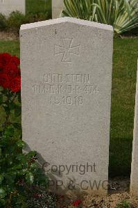 Tincourt New British Cemetery - Stein, Otto