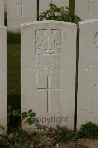 Tincourt New British Cemetery - Swain, F