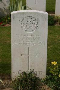 Tincourt New British Cemetery - Talbot, Stanley Alfred