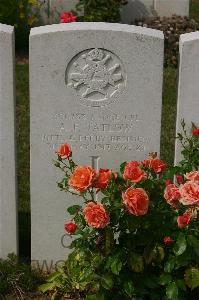 Tincourt New British Cemetery - Tatlow, A F