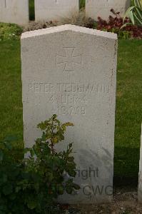 Tincourt New British Cemetery - Tiedemann, Peter