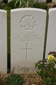 Tincourt New British Cemetery - Tomkinson, James Henry