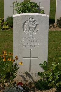 Tincourt New British Cemetery - Tweedie, W