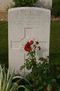 Tincourt New British Cemetery - Warcup, G W
