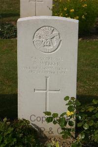 Tincourt New British Cemetery - Webber, F