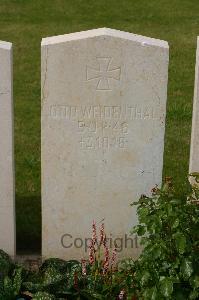 Tincourt New British Cemetery - Weidenthal, Otto