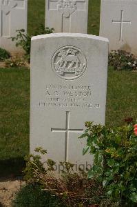 Tincourt New British Cemetery - Weston, Arthur George