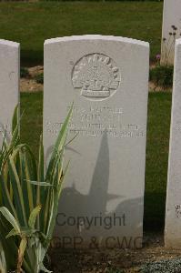 Tincourt New British Cemetery - Youman, James
