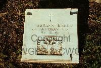 Bordighera British Cemetery - Barbu, Johann