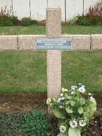 Hangard Wood British Cemetery - Adm, Alexandre