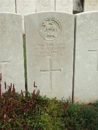 Hangard Wood British Cemetery - Albinson, W A