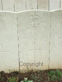 Hangard Wood British Cemetery - King, A R