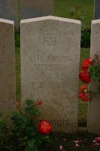 Fins New British Cemetery&#44; Sorel-Le-Grand - Ahmling, Otto
