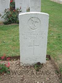 Auchonvillers Military Cemetery - Adcock, Sydney Harold
