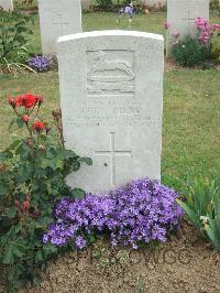 Auchonvillers Military Cemetery - Riley, Fred